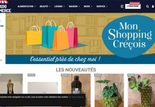 Mon shopping créçois est en ligne