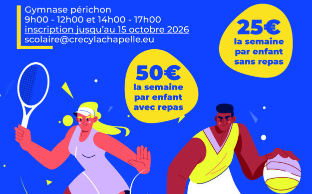 Stage multisports : rendez-vous du 19 au 23 octobre