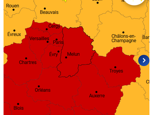 VIGILANCE ROUGE CANICULE